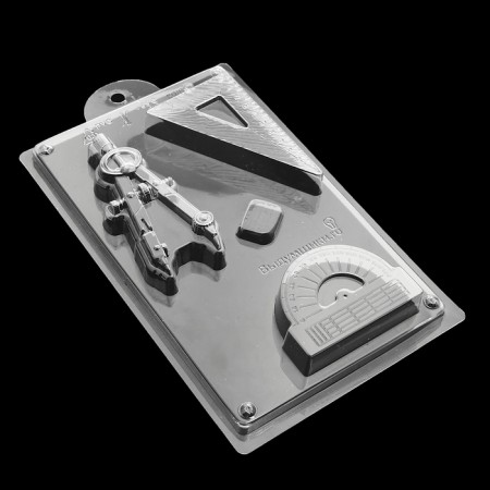 Plastic form for soap 3D "School set"-2