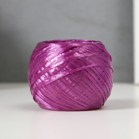 Yarn "For knitting washcloths" 100% polypropylene 200m/50 ± 10 grams of balls (set 3 pcs mix #7)-1