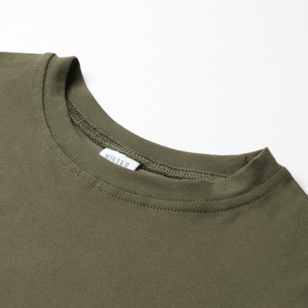 T -shirt Children's Minaku color khaki, height 128 cm-8