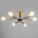 Victoria chandelier 6x60W E27 gold+black 67x67x19cm SVK