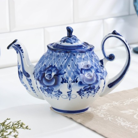 Alevtina kettle, 750 ml, gzhel