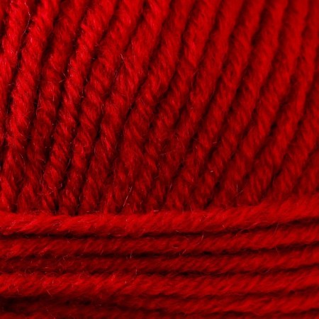 Yarn "Lanagold" 51% acrylic, 49% wool 240m/100g (56 red)-2