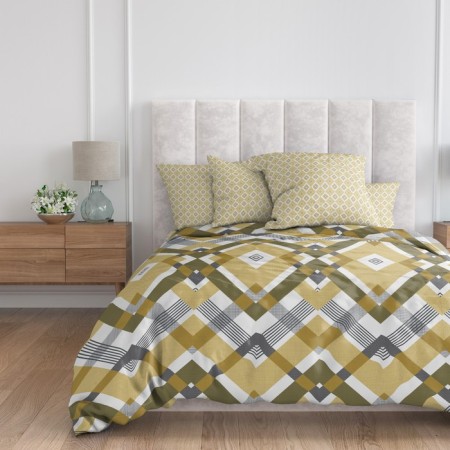 Bed linen 1.5 joint venture, size 150x215 cm, 145x215 cm, 70x70 cm - 2 pcs