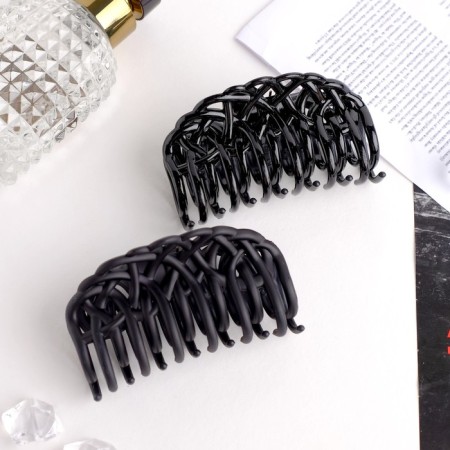 Hair crab "Black velvet" leaflets, 8.5 cm, mix-1