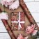 Packaging paper, brown craft "Spring bouquet of mood", 50 x 70 cm