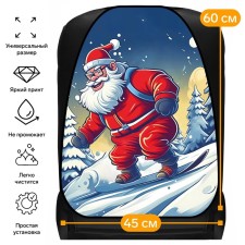 Kit on the seat car Cartage Santa Claus Snowboard, PVC, 60 x 45 cm, euro suspension