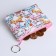 Monetnik's wallet with a zipper, color mix