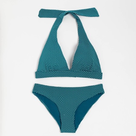 Swimsuit female separate minku color green, size 42-4
