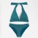 Swimsuit female separate minku color green, size 42