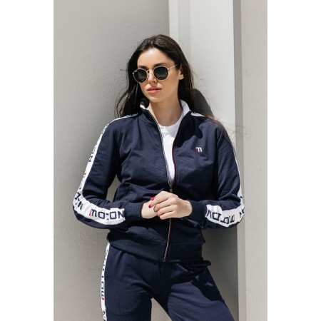 Female ishomine is a suit, size 50, dark blue color-9