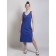 Female dress, size 46, cornflower color