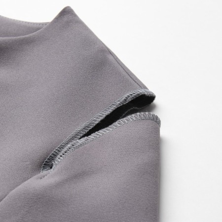 Women's dress Minaku: Casual Collection Graphite Color, Rr. 46-12
