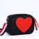 Bag Cross-Bodi with a zipper, black color