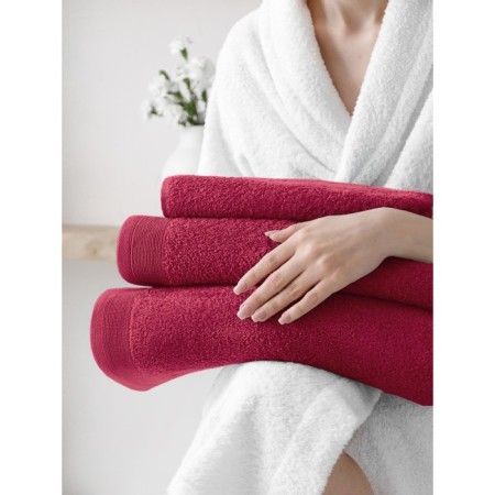 Trush Tensor Guten Morgen Ruby, 500 g, size 70x140 cm, red color red-3
