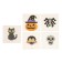 Aquamosaic "Funny Halloween", 8 figures, in a bag
