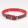 A collar with bones reflective, 37 x 1.3 cm, Osh 26-33, red