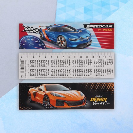Bookmark "Auto" 45 x 162 mm mix-1