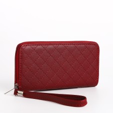 Women's wallet with lightning, burgundy color