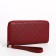 Women's wallet with lightning, burgundy color