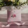 Box for flowers with the topper "You with love", 11 x 12 x 10 cm