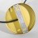 Lamp 2623/1 E27 40W gold 35x35x35-135 cm