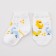 Socks children's baby I am "dinosaurs", white color, 8-10 cm
