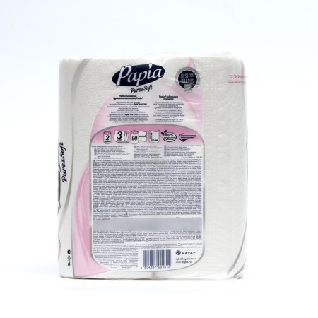 Paper towels Papia Pure & Soft 3 layers 2 rolls-1