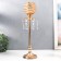 Summary Metal for 1 candle "Scales flower" gold 42x11x11 cm