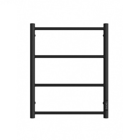 The electric heated towelputor "Dvin" J Neo, 600x500 mm, dimmer, black matte-1