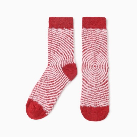 Women's Tainted Minaku socks, red color, rr 36-41