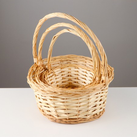 Camping set, 3 pcs, 33 × 15 × 35 cm, 28 × 13 × 27 cm, 24 × 12 × 22 cm, willow-1