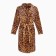 Lovelife "Leopard" robe, size S, microfiber, 100% p/e, 250 g/m2