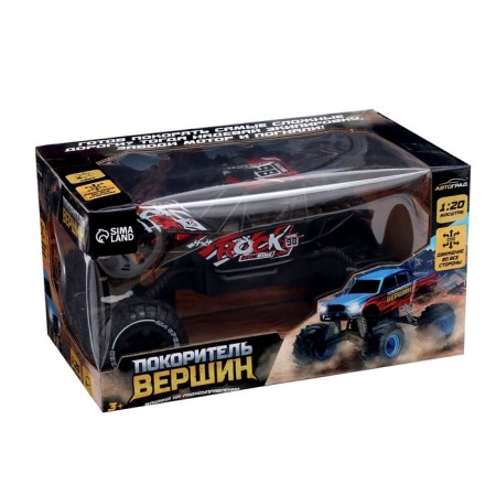 Autograd jeep radio -controlled "conqueror of the peaks", 1:20, light, color red-6