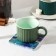 Hot Blue Illusion stand, 10 × 10 cm