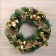 New Year's Wreath D-40 cm "Golden Baltics"