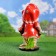 Garden figure "Gnome-Mukhomor with a shovel" average 25x28x52cm