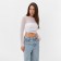 Jumper (longshille) Women's mesh mist, size 50, white