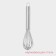 Whisk for whipping with thick strings Konfinetta, 27 cm, silver color