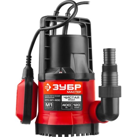 Drainage pump "bison" NPCh-M1-400, 400 watts, 120 l/min, pressure 7 m