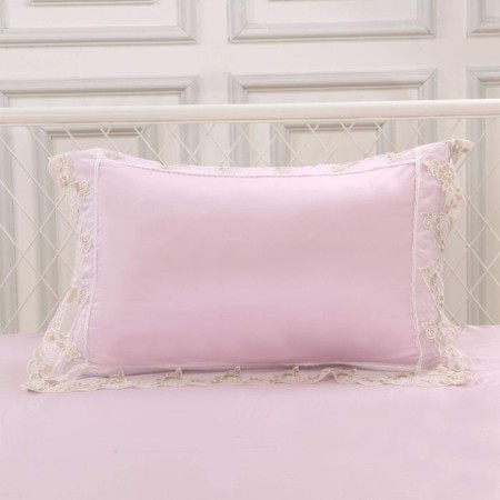 A set with a blanket "Tiara", size 160x220 cm, 160x240 cm, 50x70 cm, lilac color-7