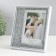 Photo frame glass 10x15 cm "Broken glass" silver 15x17.5 cm