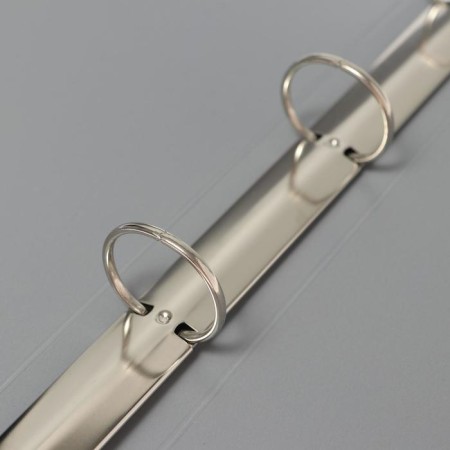 Folder on 4 rings A4, Calligrata "Panorama", 40 mm, 700 μm, facial pocket, gray, mix-2