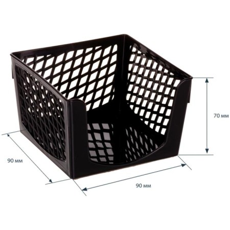 Board block "Office Class", 90 x 90 x 70 mm, black-2