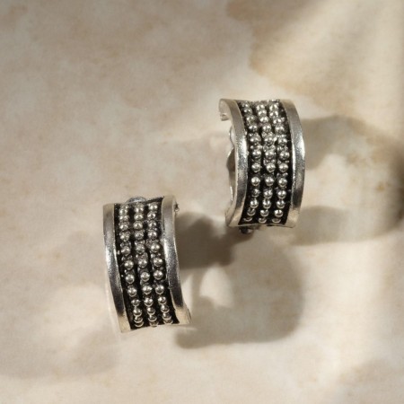Clips "Grace" Balls, color black silver-1
