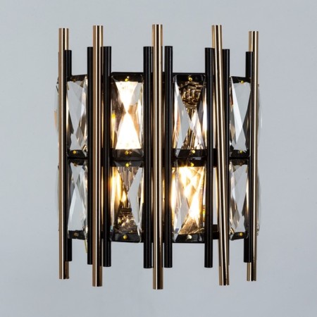 Wall lamp Arte Lamp ALRUBA A1043AP-2BK, E14, 2x40 W, 20x14x24 cm, black-1