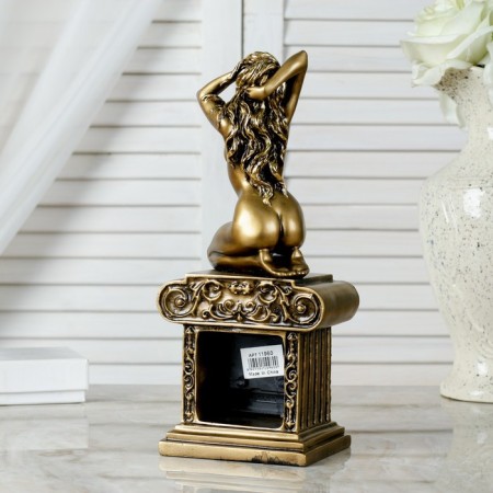Table hours "Erato", color gold, 26x11.5x7.5 cm-3