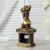 Table hours "Erato", color gold, 26x11.5x7.5 cm