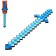Soft sword "Kraft", large, color mix