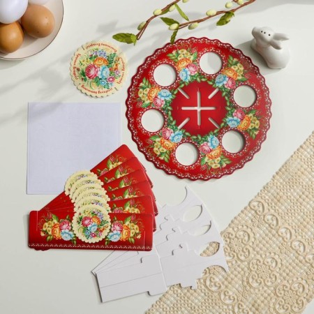 Easter set for setting the table "Zhostovo"-2