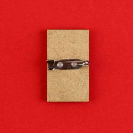 Wooden icon "Kiss", 3.5 x 4 cm-3